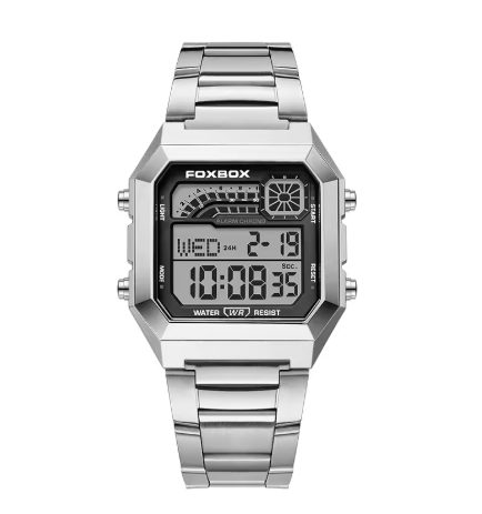 Foxbox World Time SilverBlack